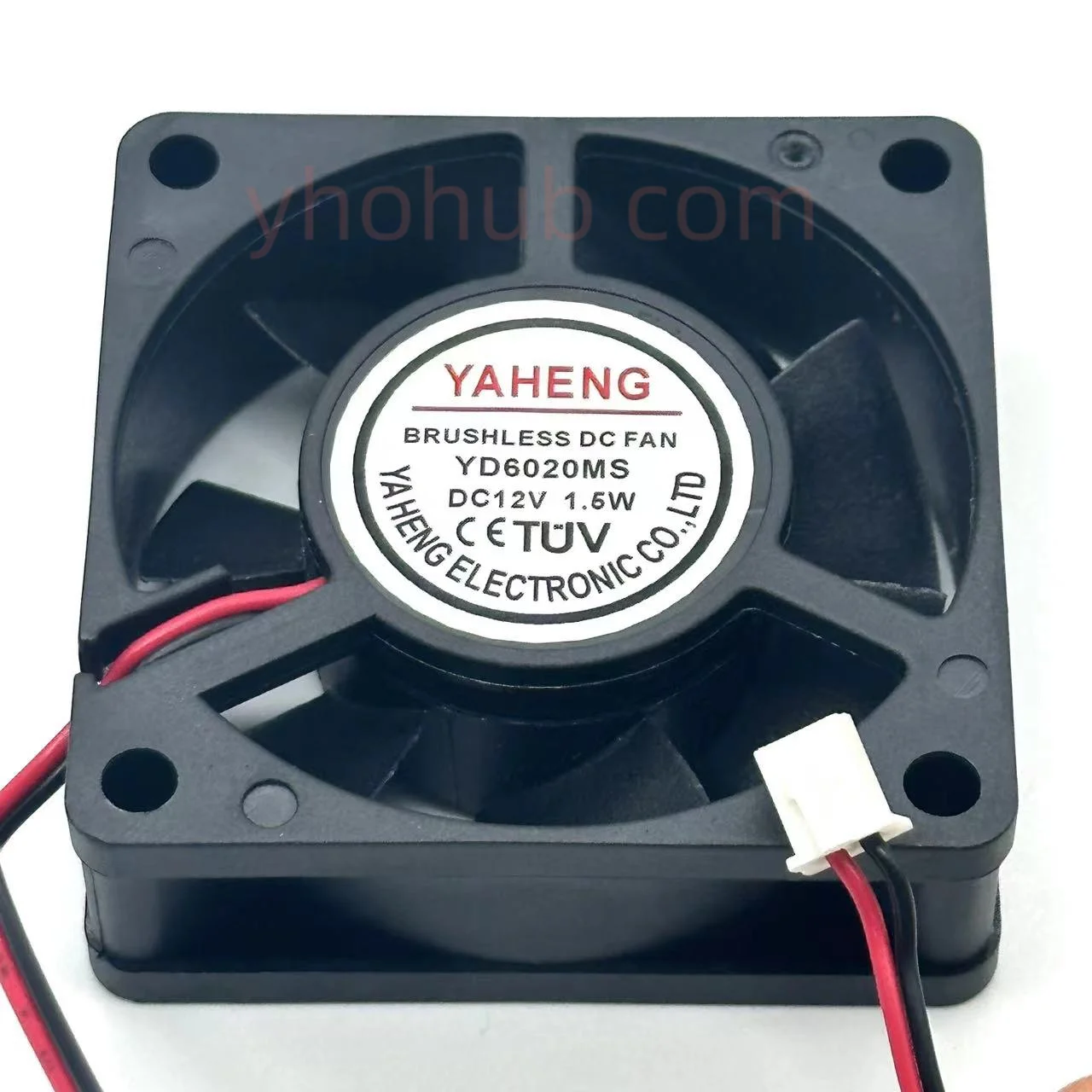 YAHENG YD6020MS DC 12V 1.5W 60x60x20mm 2-Wire Server Cooling Fan