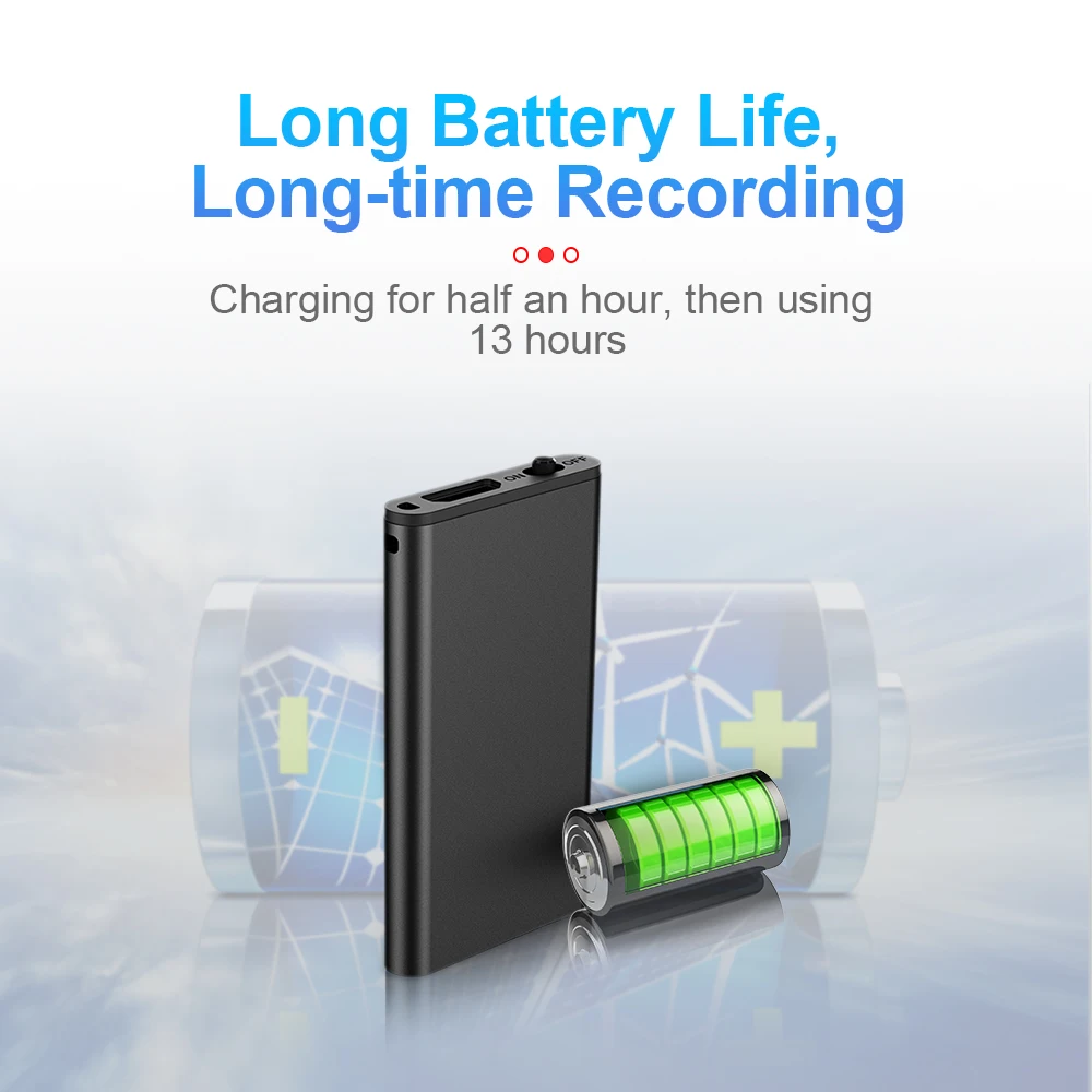 4-64GB Tiny Digtal Voice Recorder Espia Mini Sound Portable Voice Activated Dictaphone Noise Reduce Recording MP3 Player