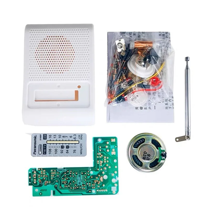 CF210SP AM/FM Stereo Radio Kit fai da te elettronico assemblare Set Kit per studente luglio DropShip laboratorio fai da te