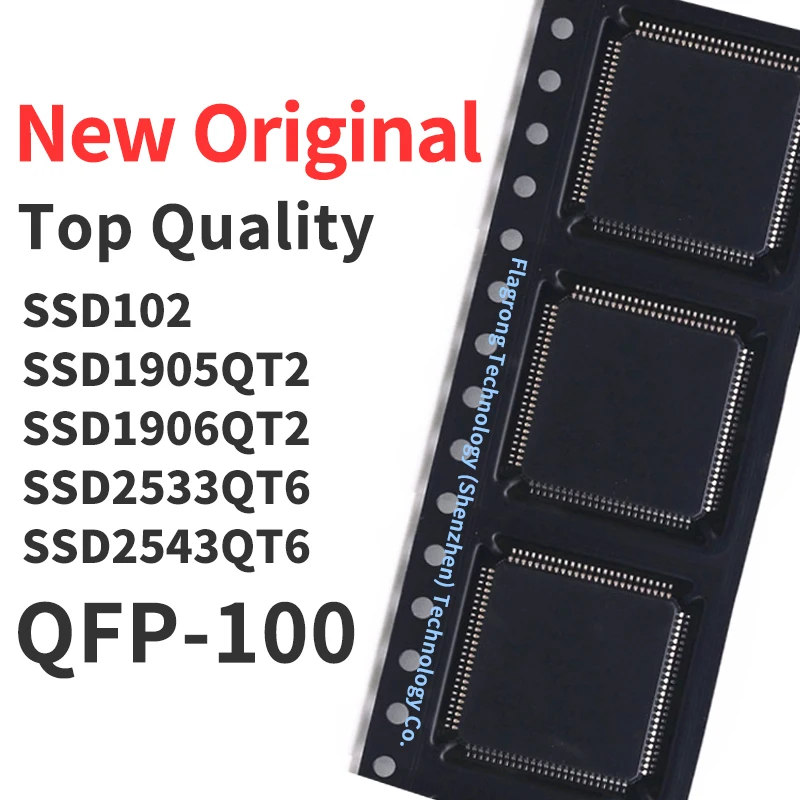 1 Piece SSD102 SSD1905QT2 SSD1906QT2 SSD2533QT6 SSD2543QT6 QFP-100 Chip IC New Original