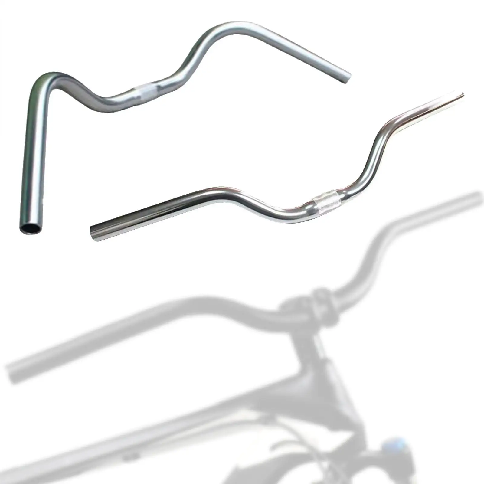 Guidon de vélo compatible avec tiges de 25,4 mm – Guidon plat renforcé de qualité supérieure pour vélos de route, accessoires de cyclisme de remplacement pour la conduite en extérieur