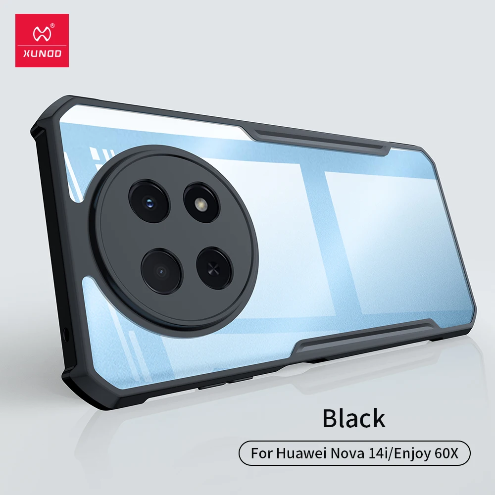 Xundd For Huawei Nova 14i / Enjoy 60x Case, Airbag Shockproof Phone Cover, Acrylic+TPU Protective Shell, Camera Protection