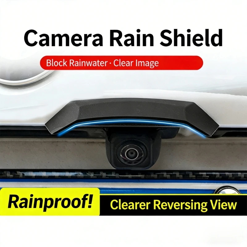 Waterproof Rear View Camera Cover All-Weather Protective Housing for Backup Camera Universal Fit SUV Truck Van Sedan RV