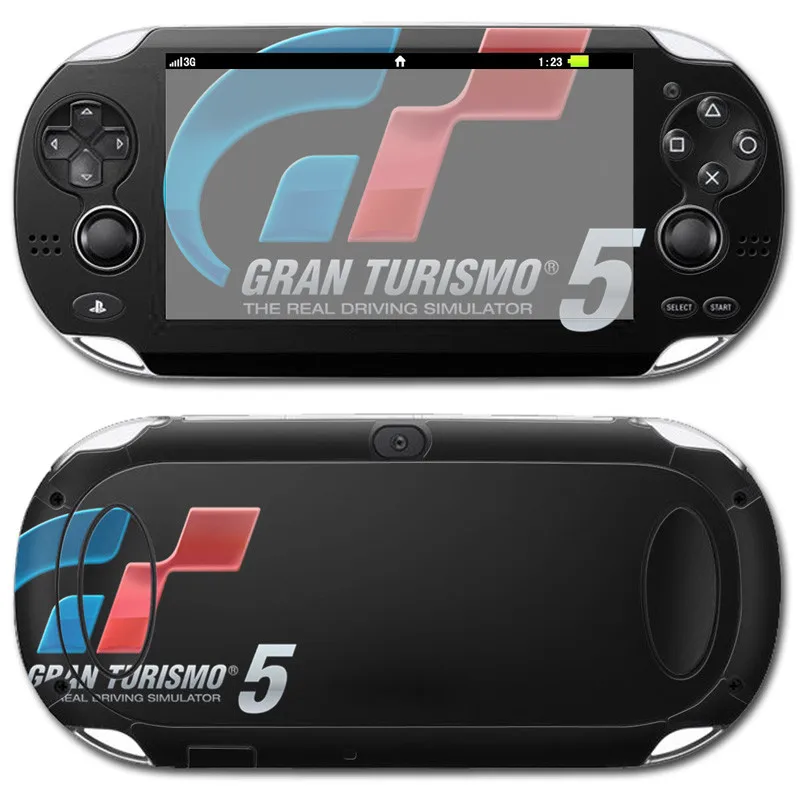 Gran Turismo GT Sport vinilo pegatina protectora para PSvita 1000 para PSv 1000 cubierta de calcomanía
