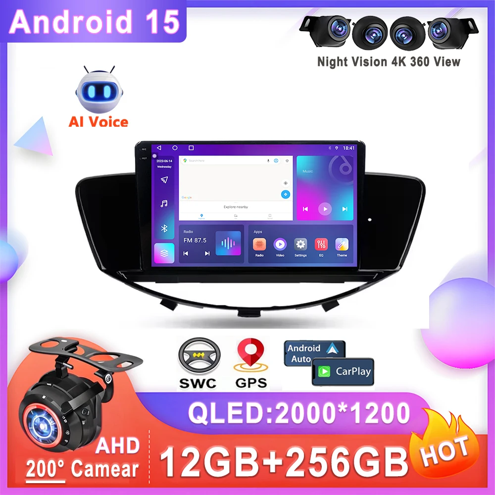 Car Stereo Android 15 For Subaru Tribeca WX W10 2004 - 2014 Head Unit Multimedia Auto Radio Player Screen Navigation Dash Cam 5G