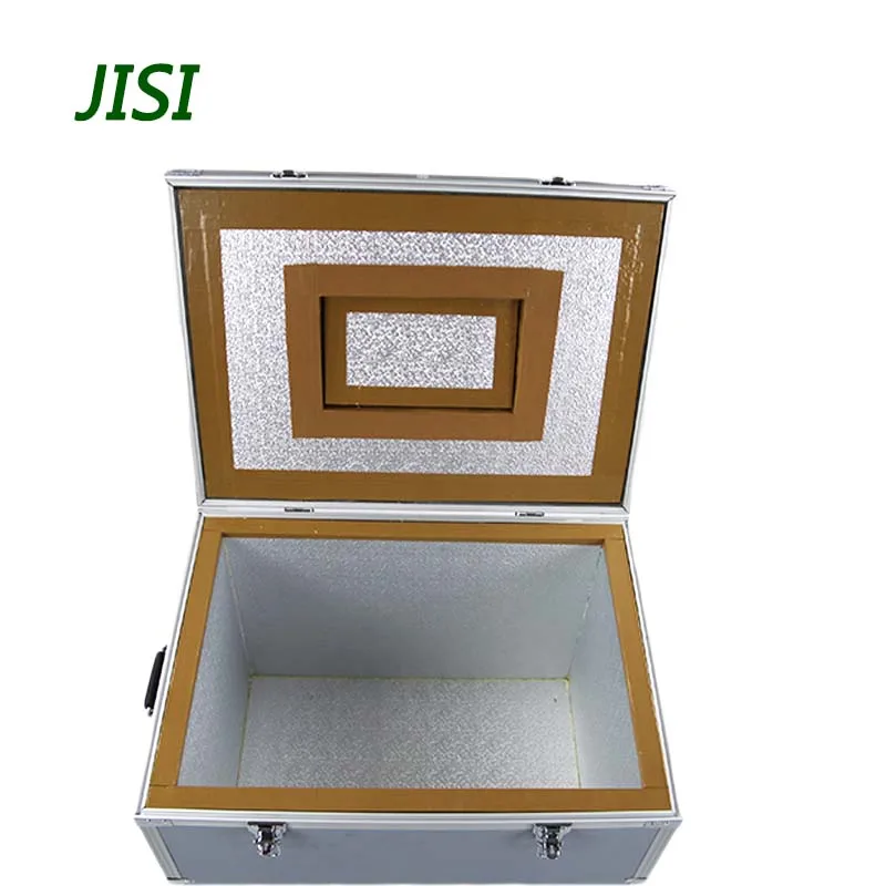 High quality portable ice cream display ice cream freezer cooler box with ice brick