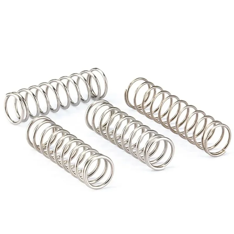 20 unids/lote 0,4mm resorte de compresión Micro pequeño de acero inoxidable OD 3/3,5/4/4,5/5/6/7/8/9/10mm de longitud 5mm a 50mm