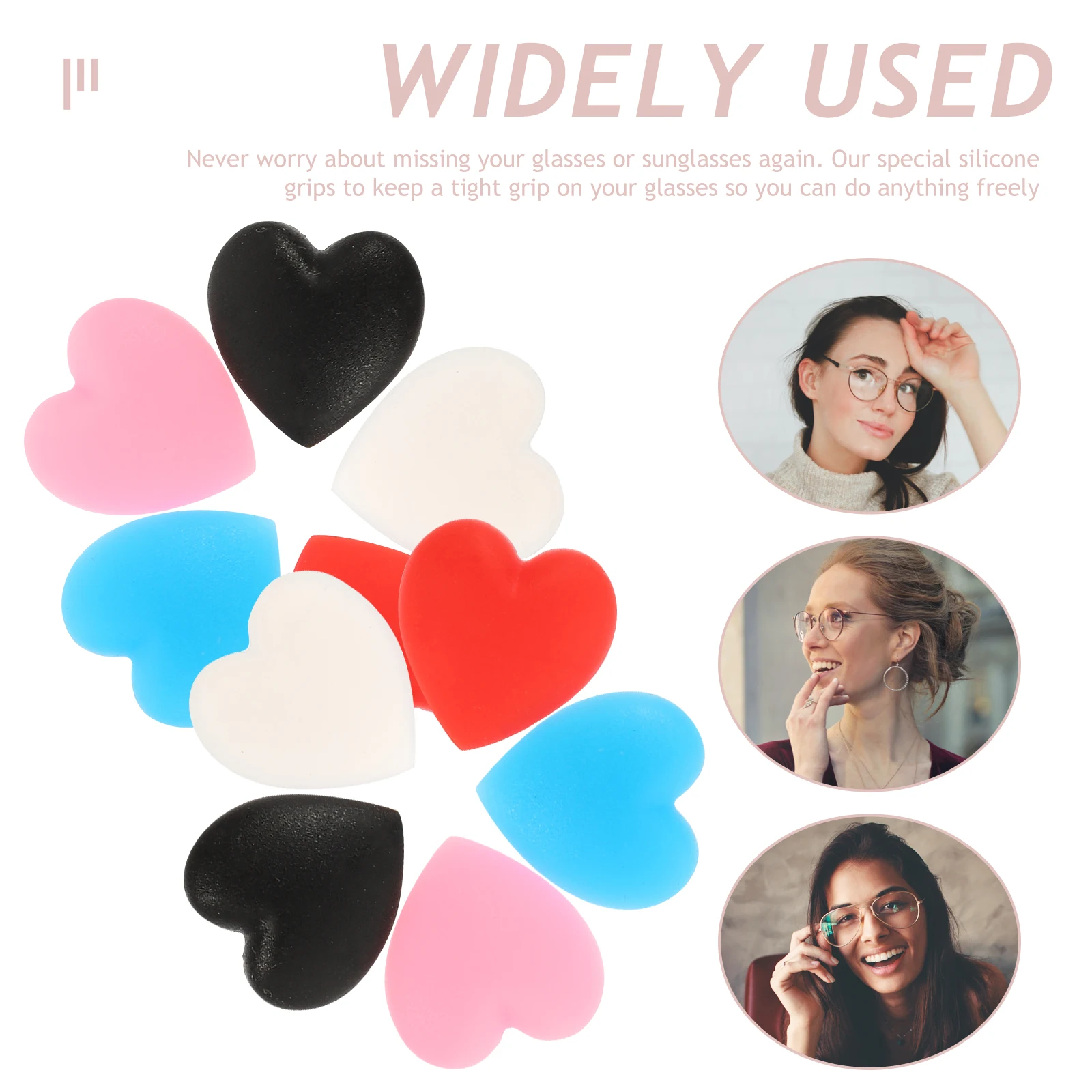 

Silicone Eyeglass Ear Grips 2PCS Non Lightweight Glasses Holders Anti Skid Sport Outdoor Kids Sunglasses Repair