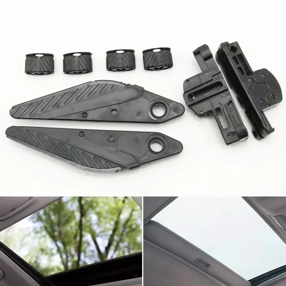 8pcs/Set Car Sunroof Repair Kit Slideway Clip Skylight Guide Rail Support Bracket Slider For Renault Koleos HY 2008-2016