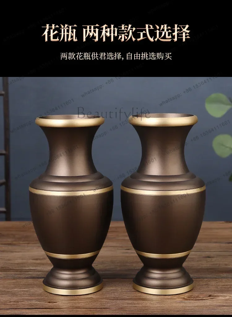 PG    pure copper incense burner household indoor Buddha cup water supply cup holy water cup fruit plate vase Buddha utensil