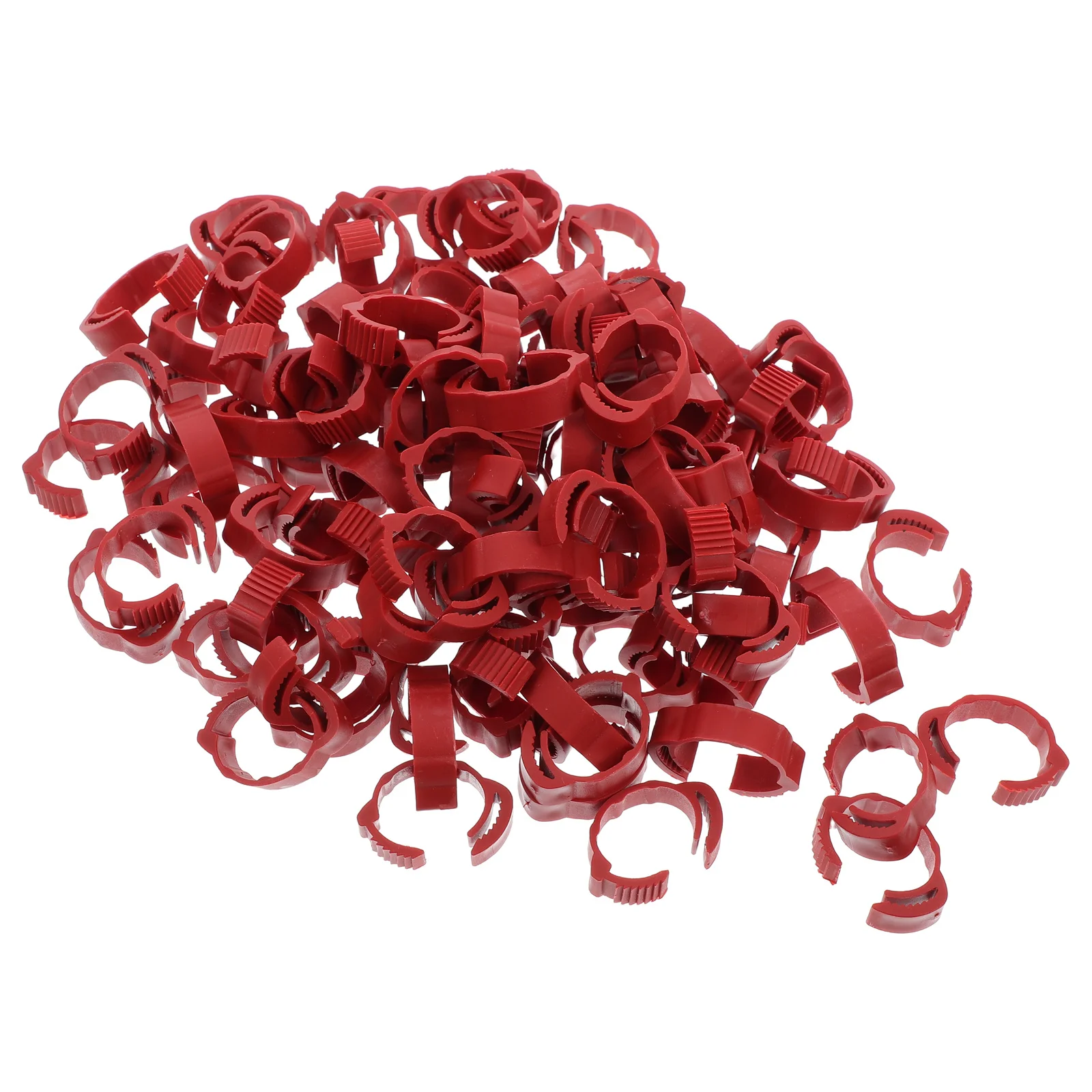

100Pcs Poultry Leg Rings Blank Adjustable Id Bands for Chickens Ducks Pigeons Easy Tracking Farm Management Reusable Poultry