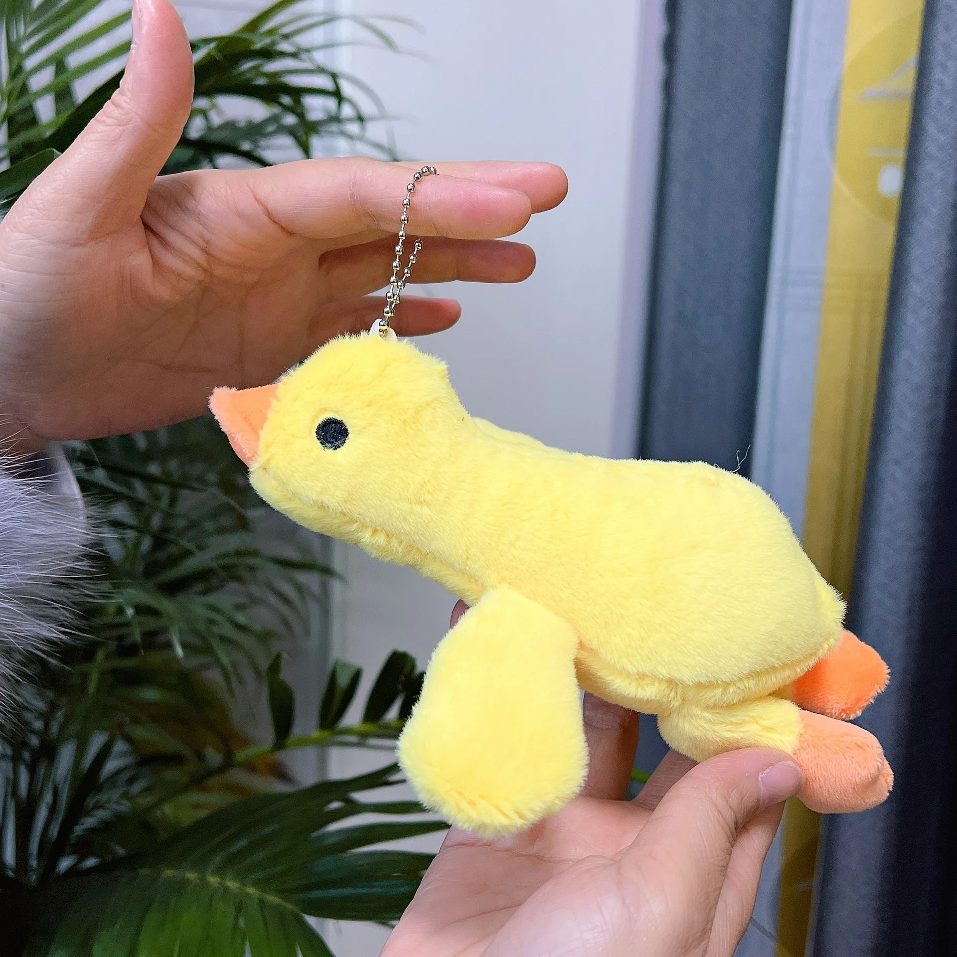 40pcs Wholesale Jitterbug Big White Goose Doll Plush Toy Plush Keychain