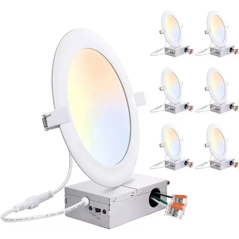Interior Lighting Recessed Slim Circular Project Home Office Ceiling Light Emitting Diode Panel Light