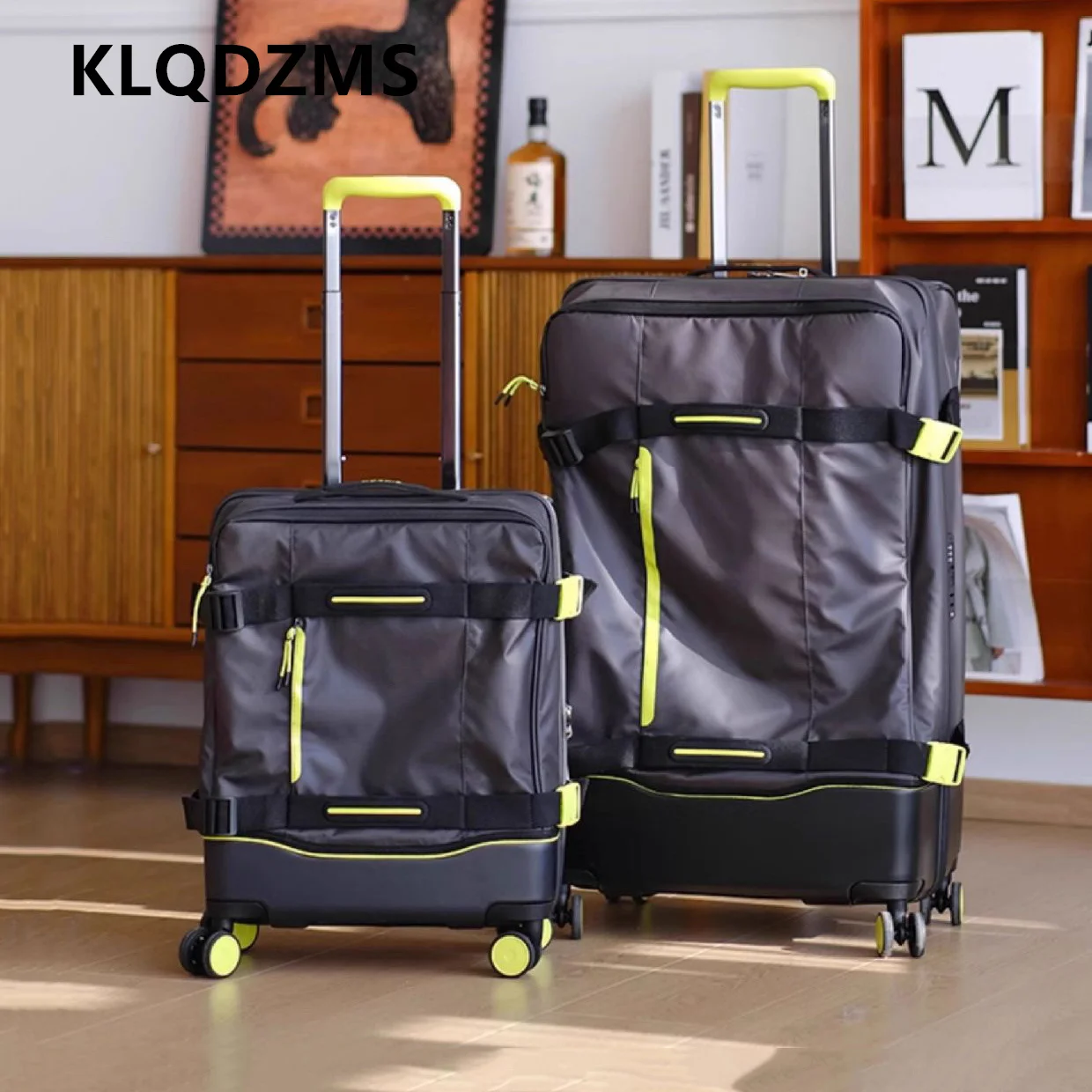 KLQDZMS Rolling Suitcase Oxford Cloth Boarding Box 20