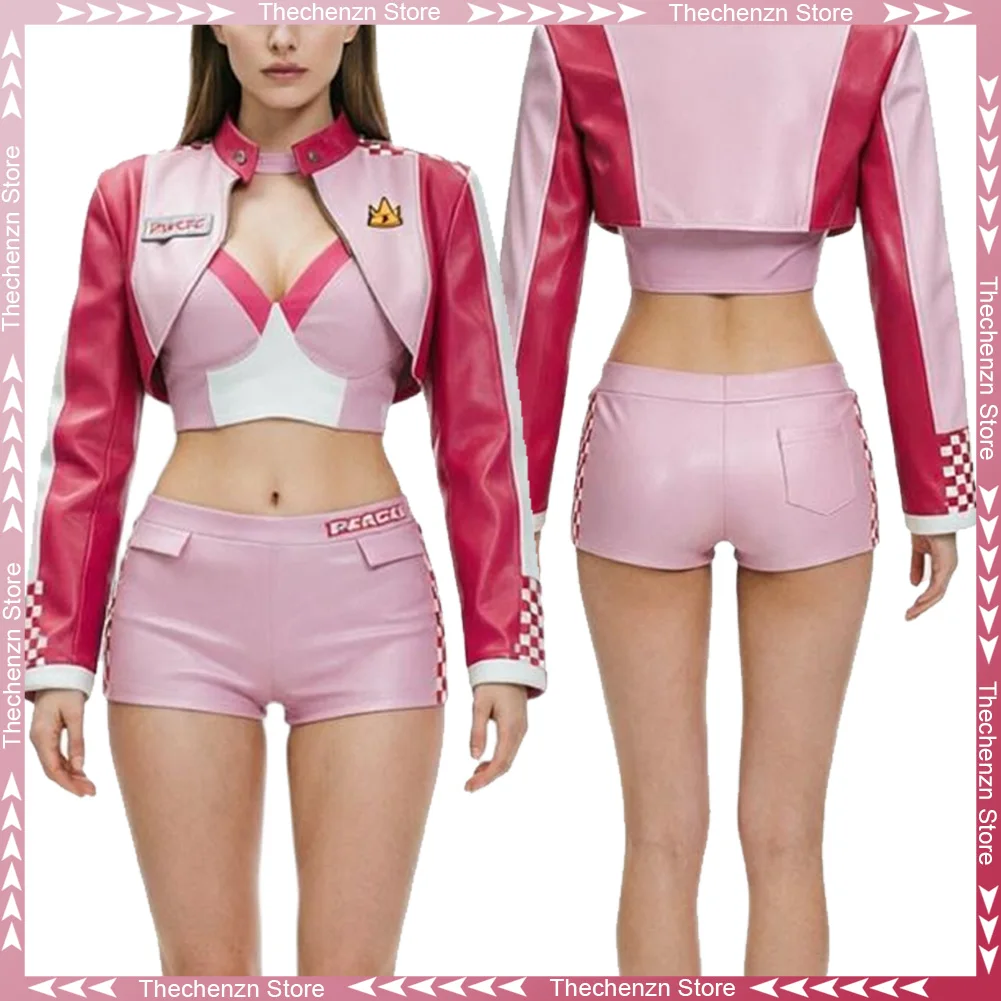 disguise-princess-peach-cosplay-racing-suit-anime-game-women-costume-halloween-female-role-play-fancy-dress-up-party-outfits