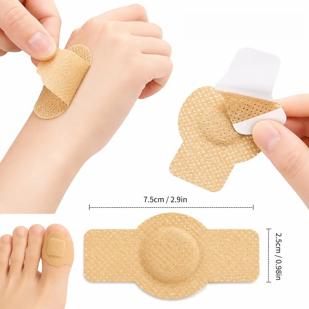 Nail Repair Patches Toenail Fungus Patch Sticky Toenail Care Nail Ingrown Correction Sticker Paronychia Disposable Toe Patch
