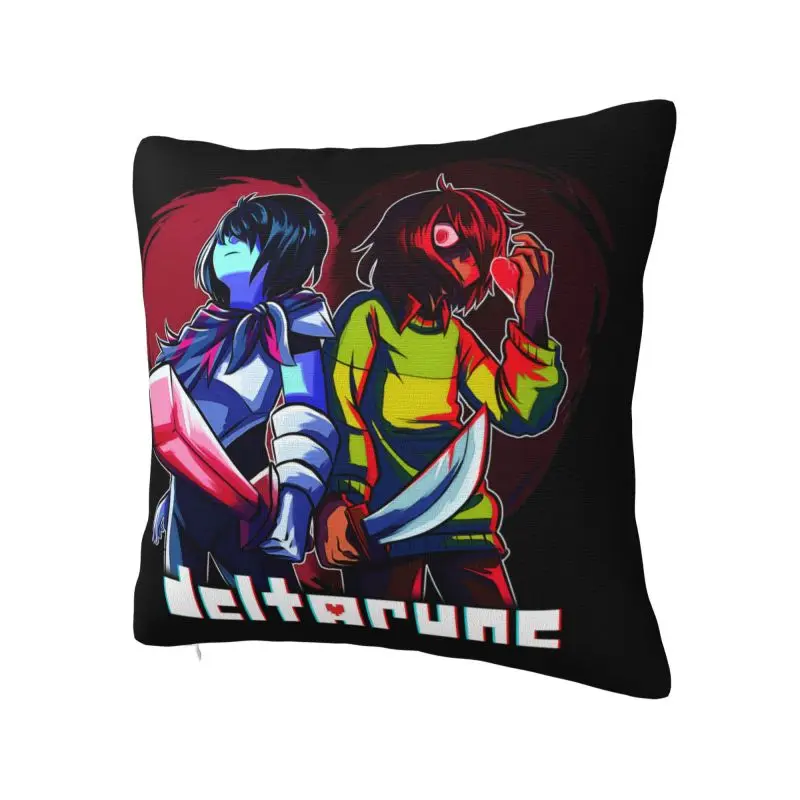 Lancer Deltarune Lovely Cushion Cover 66x66 cm Polyester Velvet Throw Pillow Case For Sofa Living Room Decoration Pillowslip