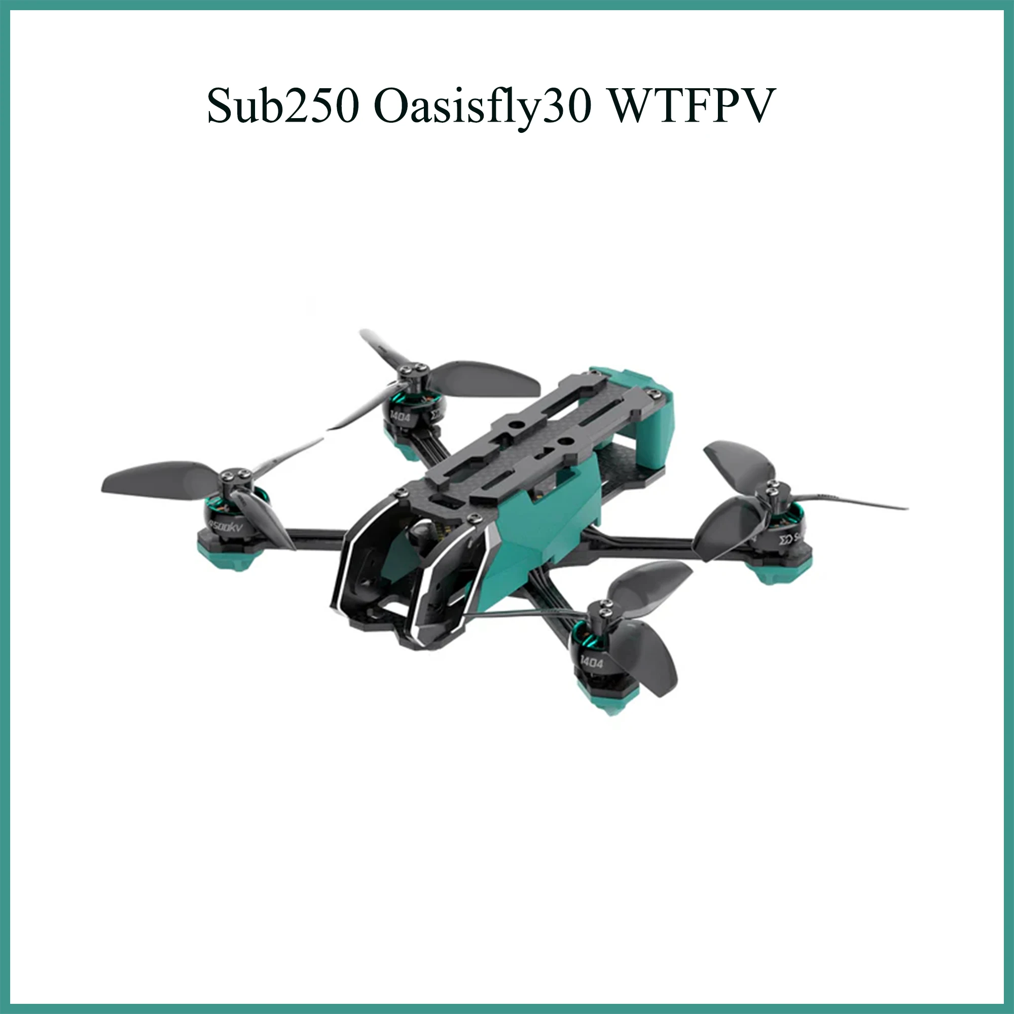 

Дрон для фристайла Sub250 Oasisfly30 3 дюйма WTFPV FPV с PNP/TBS NanoRX/ELRS2.4 приемник XT30 разъем для DIY