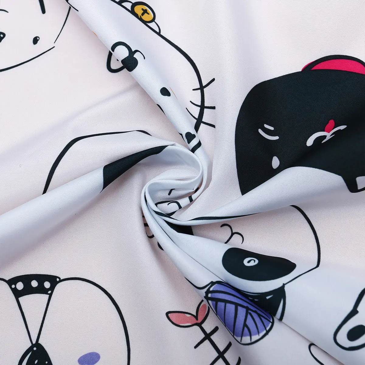 

Kids Hair Cutting Cape Child Hairdress Waterproof Lightweight Cartoon Pattern Salon Use Home Kids Haircut Apron