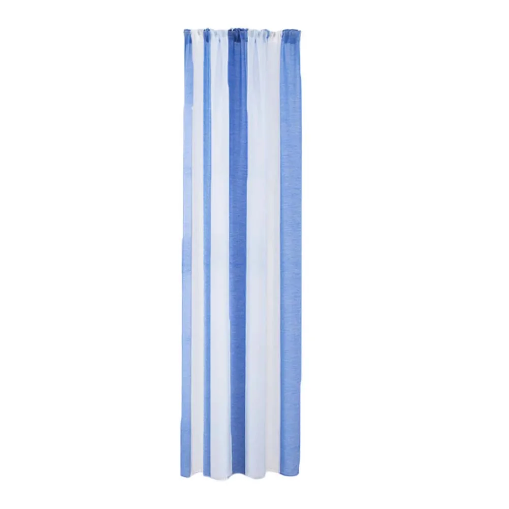 

Multicolor Striped Window Sheer Curtain Modern Minimalist Voile Curtain 100x200cm for Bedroom Living Room Window Tulle