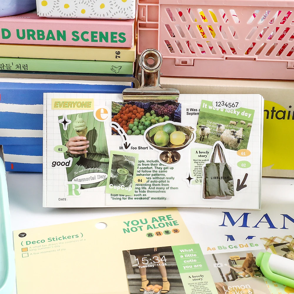 16Packs/Veel Een Triviale Verhaalserie Retro Label Sticker