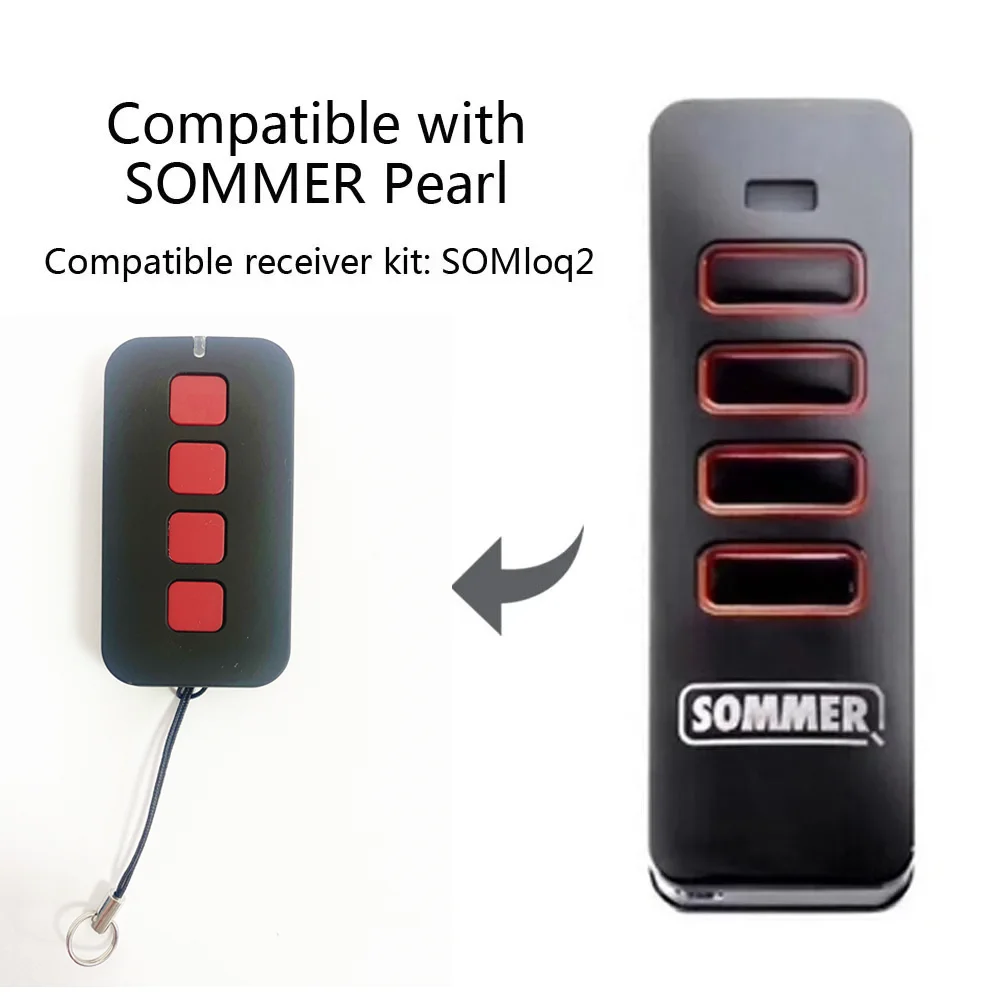 SOMMER 4018 PEARL TX55-868-4 / 4019 PEARL VIBE TRX55-868 / SLIDER+ / PEARL TWIN / SLIDER VIBE  Remote Control 868MHz