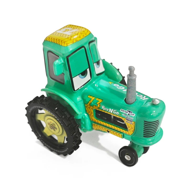 Disney Pixar Cars Chewall vitello trattore 1/55 rapporto modellazione metallo bambini giocattolo auto lega modello da corsa oggetti da collezione