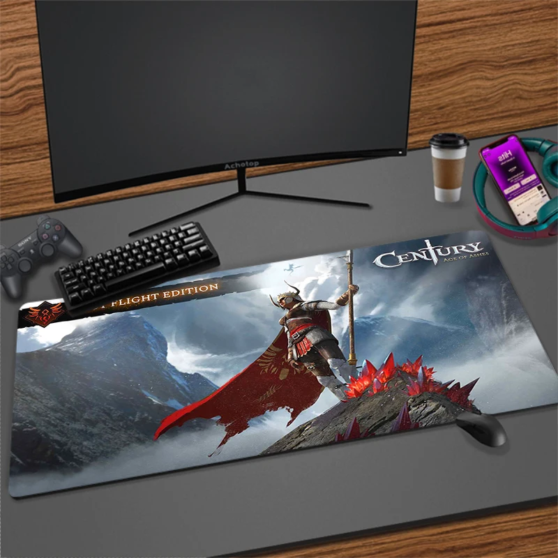 Large Game C-Century Age of Ashe Mousepad Gaming Compute Gamer PC Keyboard Accessory Mouse Mat Lengthened and Enlarged Mouse Pad