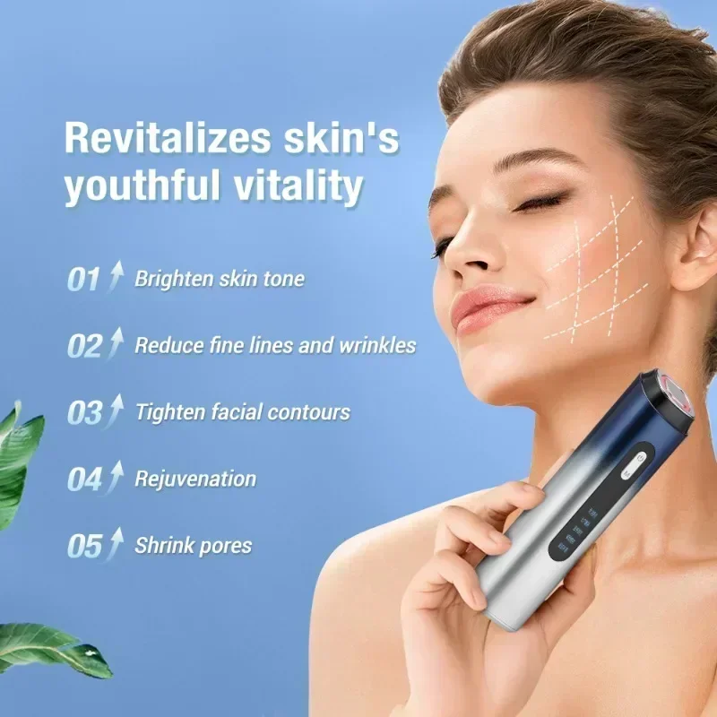 Microcorrentes massageador facial elevador cuidados com a pele levantamento radiofrequência rosto massageador dispositivos aperto face lifting cuidados de limpeza