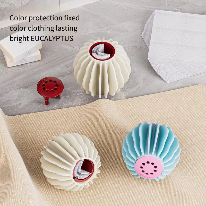 Laundry Ball Anti-fading Household Strong Decontamination Anti-winding String Color Laundry Friction Ball Washing Machine