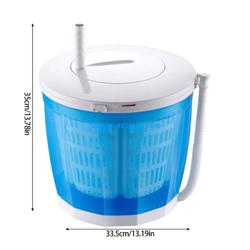 Ergonomic Hand Operated Laundry Washer Dryer Mini Washing Machine for Camping