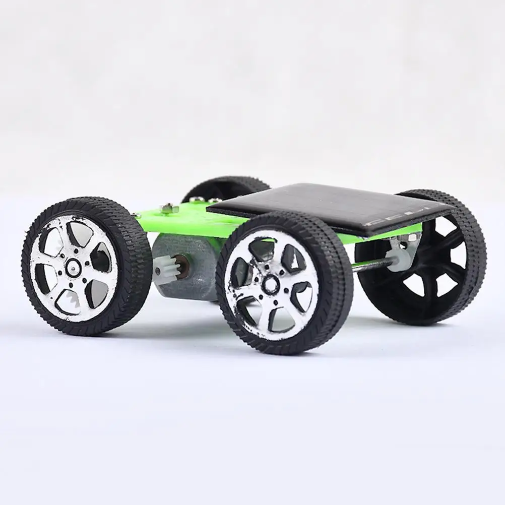 2 pçs mini carro movido a energia solar diy montagem brinquedo educativo para aprendizagem de energia modelo de quebra-cabeça brinquedo solar diy montagem do carro solar