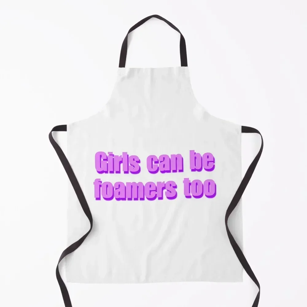 

Girls can be foamers too Apron Chef Uniform For Men Chef Uniform Chef Accessories Hairdressing Apron