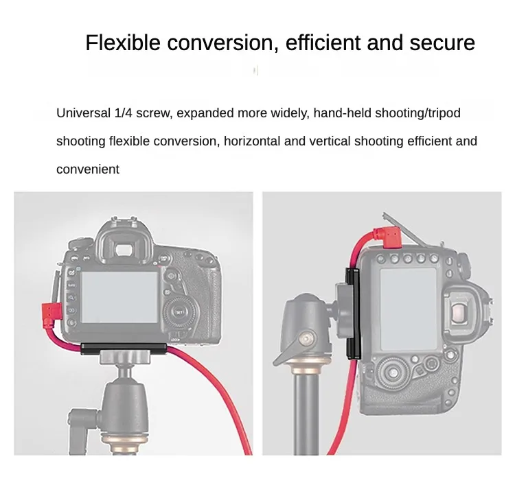 Für Block Arca Stativ Ein beins tativ Schnell wechsel platte für DSLR-Kamera Zubehör Kabel klemme Fixed Lock Port Protector Kabel wickler – Detail 7