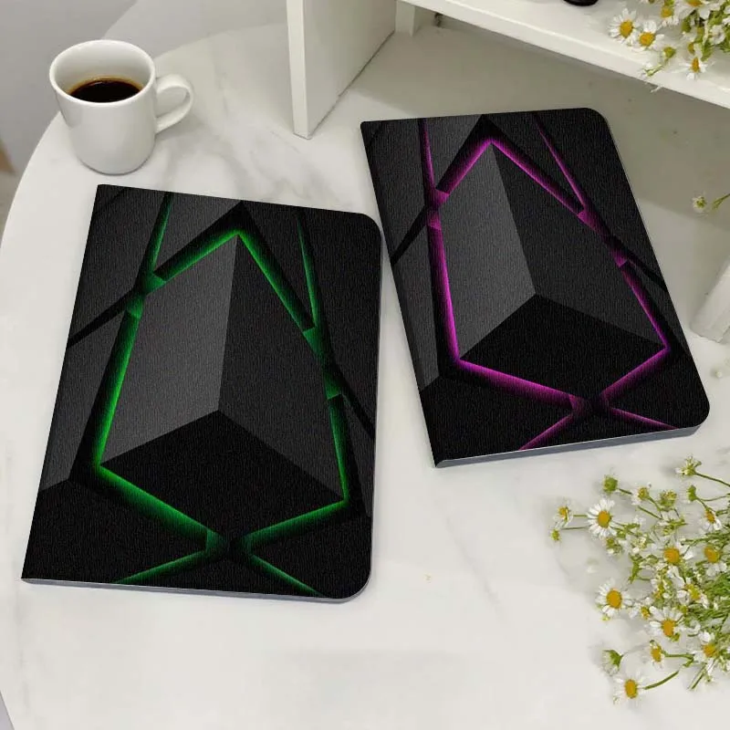 

Чехол для планшета Black Geometric Purple Cool для Xiaoxin Lenovo Tab Pad K11 K10 M10 P11 3rd Plus Pro Legion Y700 Y900 Gen4 2, подарок