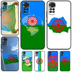 Gypsy Romani Roma Flag Phone Case For Redmi Note 13 Pro 12 11 10 9 8 Pro 9S 10S 11S 12S 10A 9C 10C 12C 13C Cover