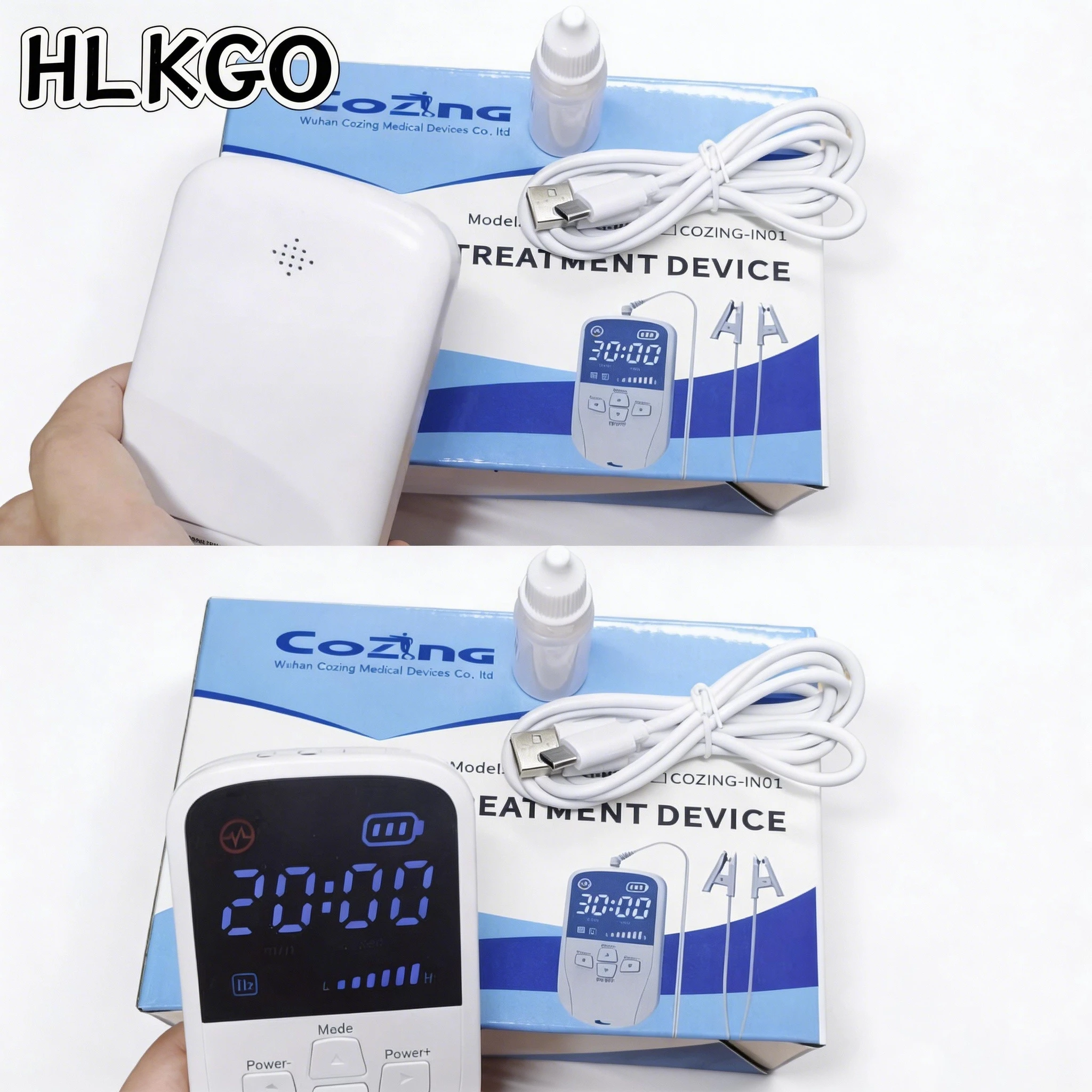 CES Sleep Aid Device Ear Clip Electrode Brain Stimulation Machine Electronic Pulse Therapy for Insomnia Relief Gadget