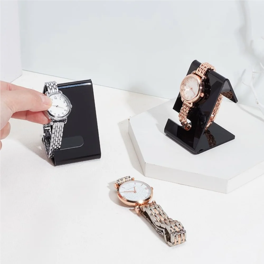 

Подставка для наручных часов Модная акриловая подставка для часов Стойка для демонстрации часов Легкий держатель для ювелирных изделий для витрины магазина