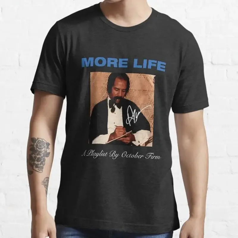 D r a k e More Life Playlist By October Firm T-shirt nera taglia dalla S alla 5XL USA
