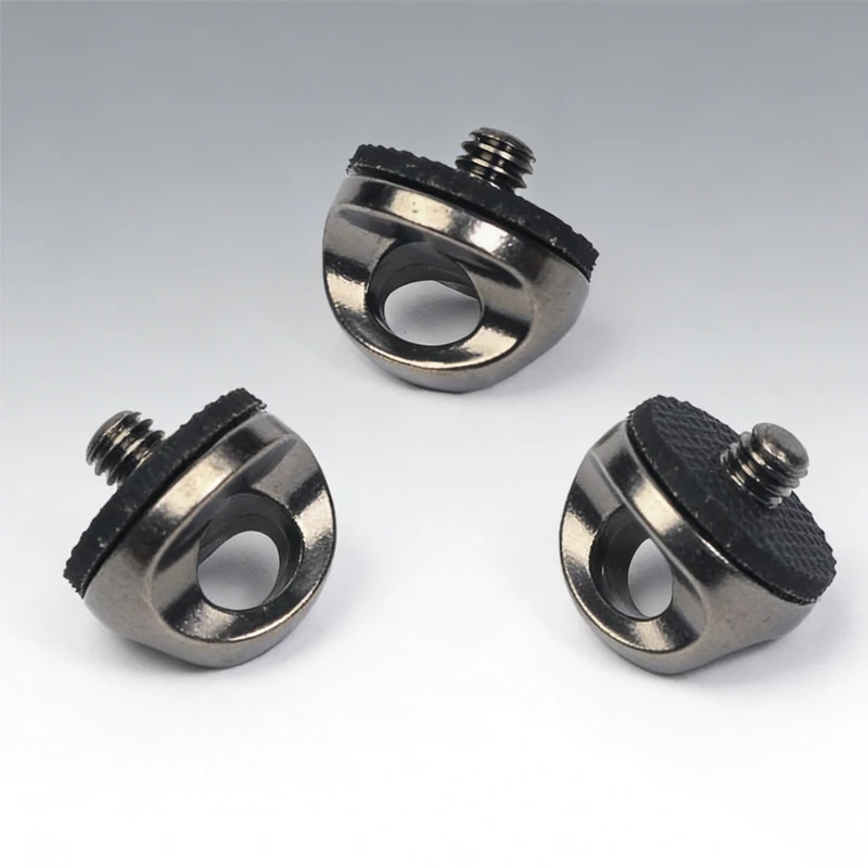 Parafuso de Alça para Câmera Digital 1/4'' com Anel D, Parafuso Padrão 1/4''-20 de Metal para Montagem em Tripé, Suporte de Liberação Rápida