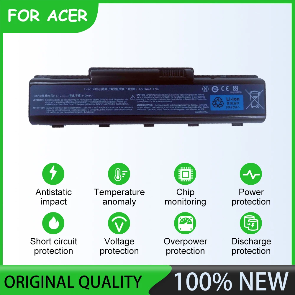 Brand New 11.1V  5200mAh 4732 Notebook Laptop Battery for ACER 5517/4332/4732Z/5332/5334/5516/5517/5532 Emachine D525/E525/E625