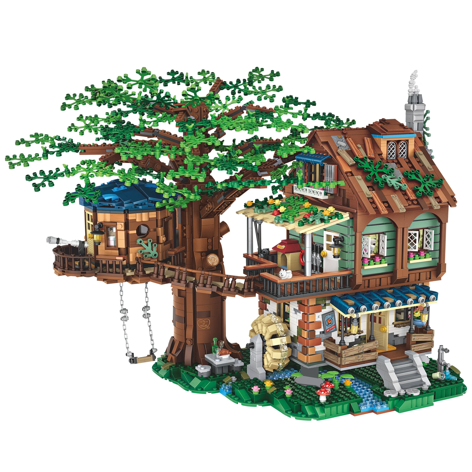 4761 PCS Tree House Building Blocks Set di mattoni idee MOC fai da te modello giocattoli educativi per bambini compleanno natale ragazzi regalo In magazzino