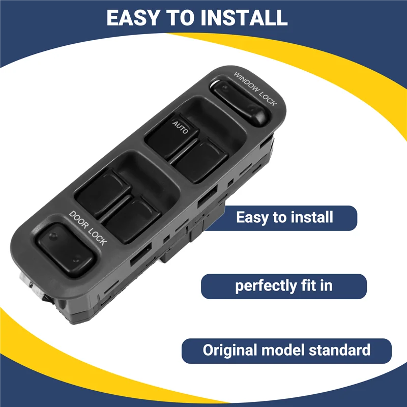Electric Power Window Master Switch For 1999-2002 Grand Vitara Suzuki 37990-65D10-T01 Am-33968442-T45C