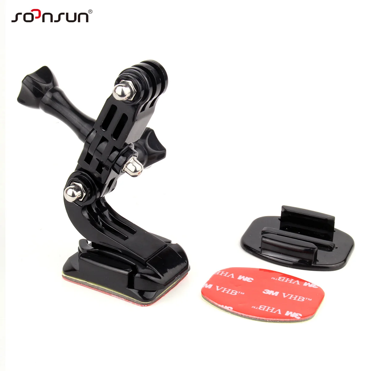 Flat Curved Mount with Adhesive Stickers J-Hook Straight Joint Mount for GoPro Hero Insta360 Akaso Sjcam DJI Action Accessories