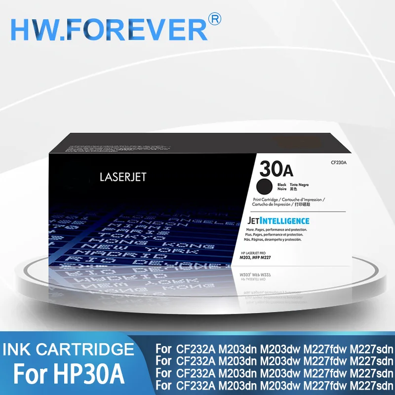 For HP Original 30A Toner Cartridge For HP CF232AM203dn M203dw M227fdw M227sdn Printers Vivid Color Toner Cartridge