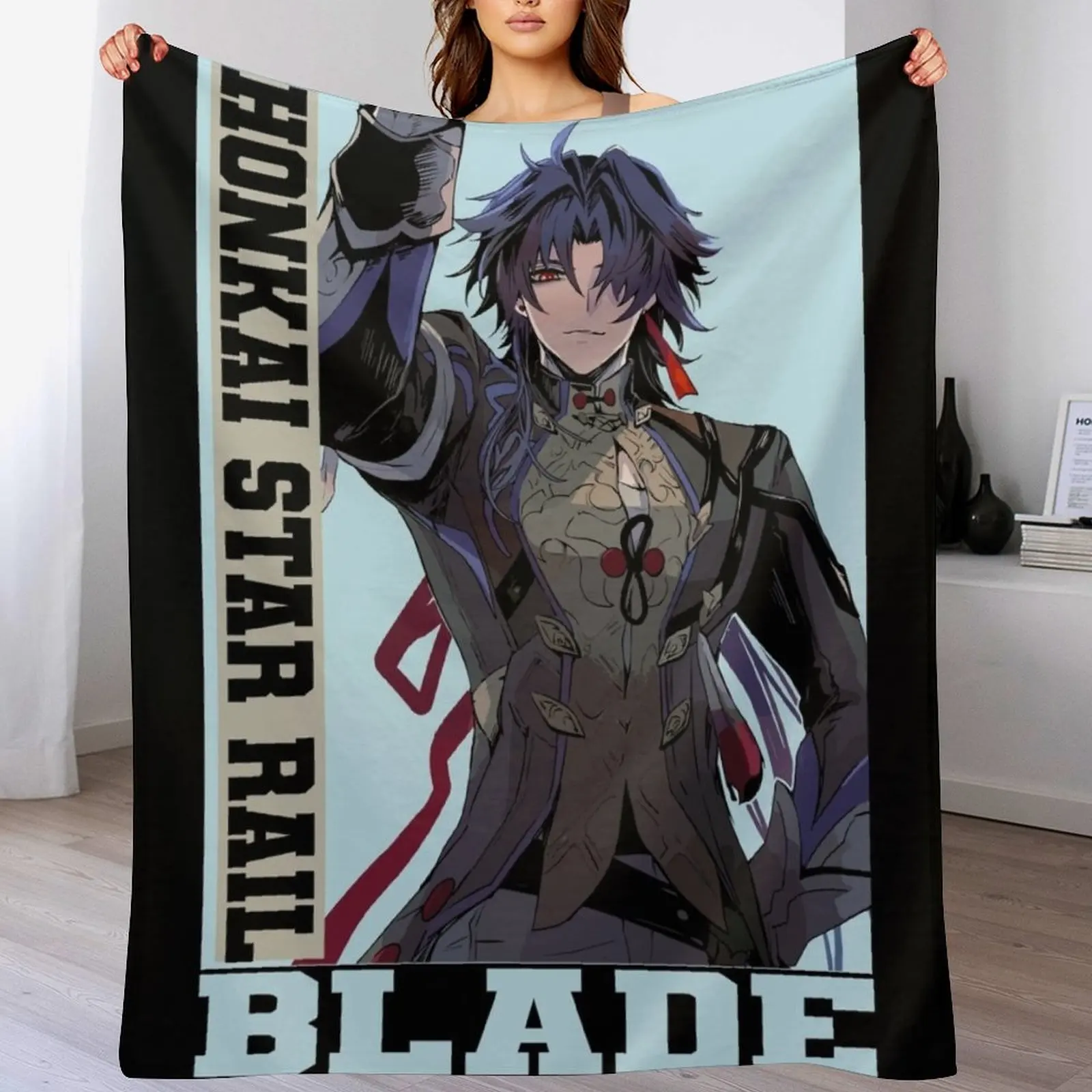 

Blade - Honkai Star Rail Throw Blanket Large Soft Beds for babies Bed Fashionable Blankets
