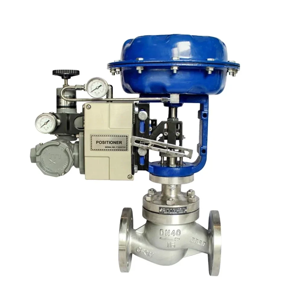 COVNA Bidirectional Pneumatic Diaphragm Operated Valve Water Flow Steam Pneumatic Globe Valve Control Valve