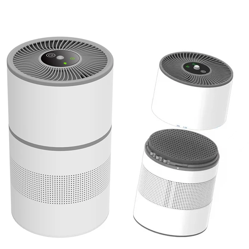 منقي هواء للحساسية وشعر الحيوانات الأليفة ، بدون فلتر بديل ، مزيلات رائحة داخلية محمولة ، دخان في غرفة النوم ، PM2.5