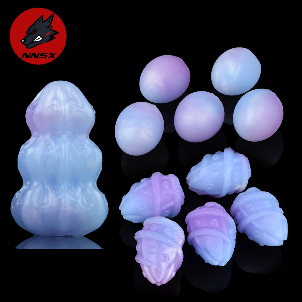 NNSX 5 قطعة ألعاب البيض الخيالية Ovipositor للرجال والنساء لينة سيليكون المهبل البروستاتا تحفيز الشرج ألعاب مثيرة الجنس متجر