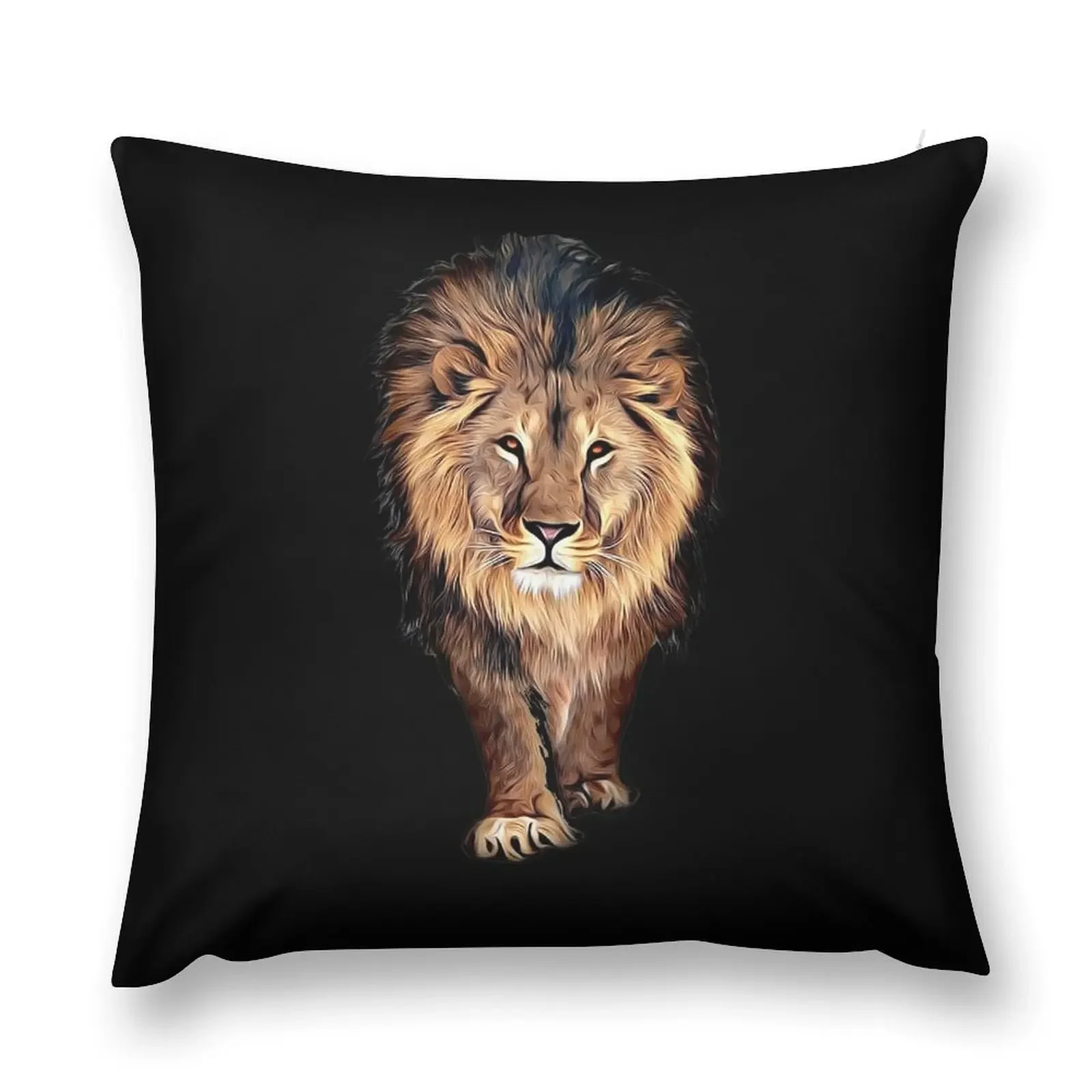 

AFRICAN LION WALKING Throw Pillow christmas pillowcases Cushions Cover pillow